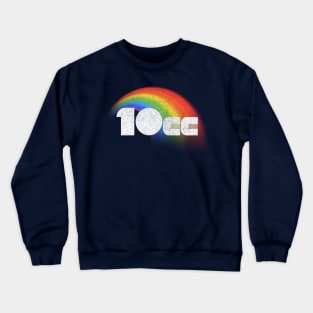 10cc Retro 70s Styled Fan Art Design Crewneck Sweatshirt